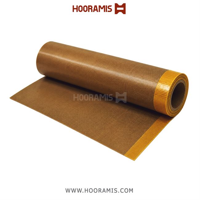 پارچه تفلون فایبر فلون چسب‌دار با ضخامت 0.25 (Fiber Flon Fabric 0.25ad)